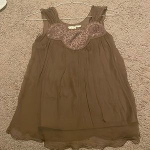 Max studio silk blouse